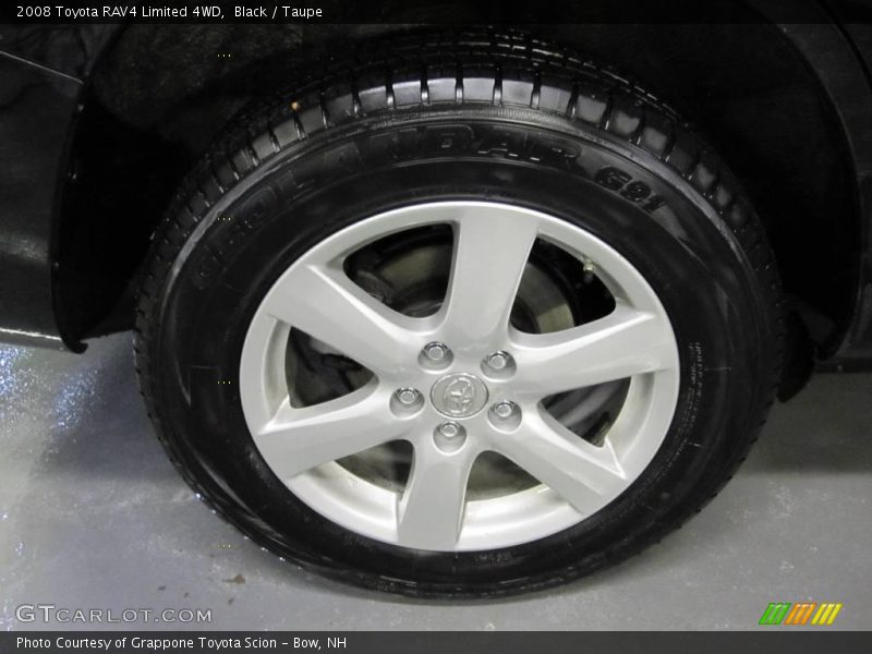 Black / Taupe 2008 Toyota RAV4 Limited 4WD