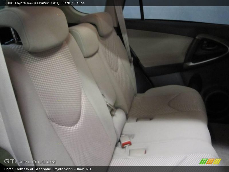 Black / Taupe 2008 Toyota RAV4 Limited 4WD