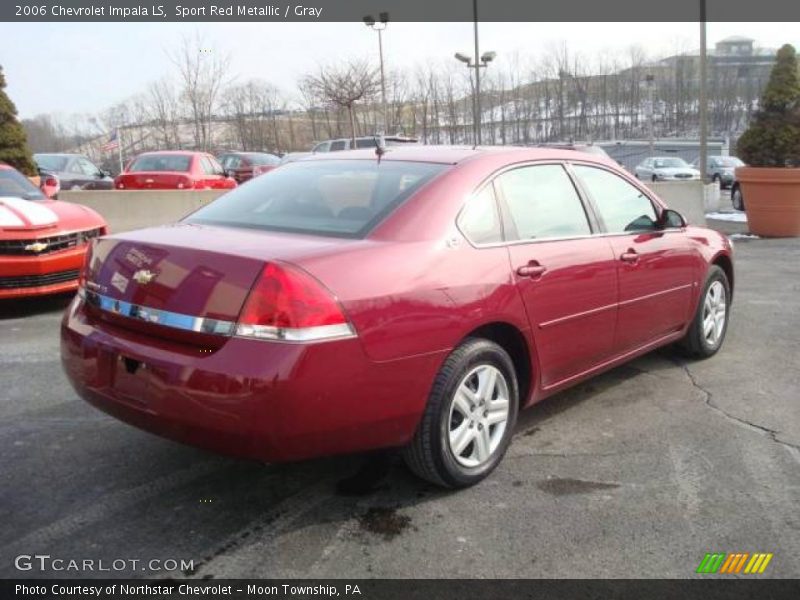 Sport Red Metallic / Gray 2006 Chevrolet Impala LS