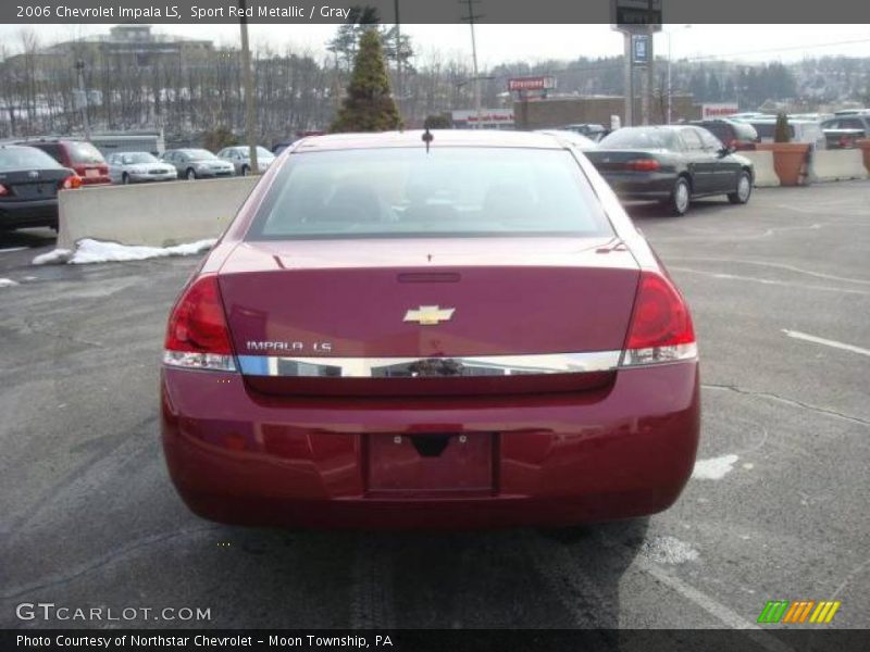 Sport Red Metallic / Gray 2006 Chevrolet Impala LS