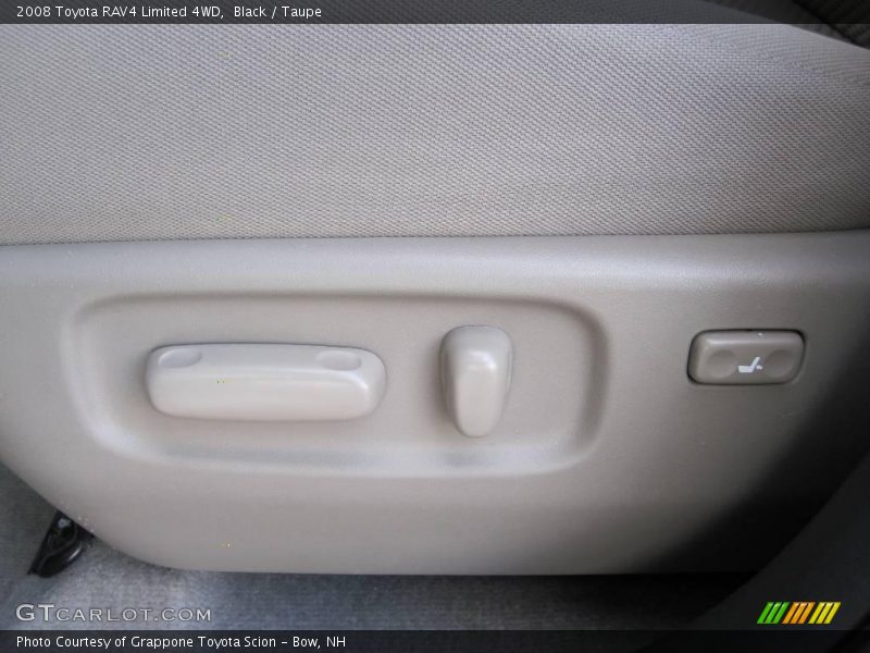 Black / Taupe 2008 Toyota RAV4 Limited 4WD