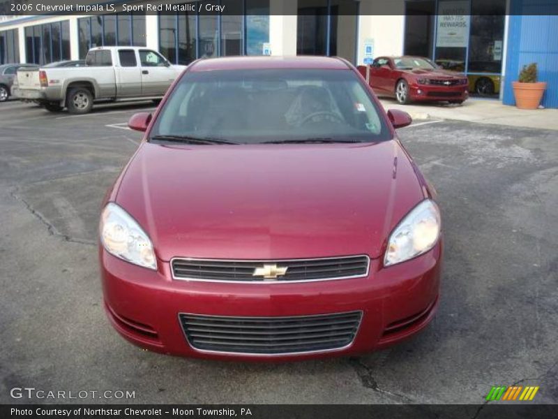 Sport Red Metallic / Gray 2006 Chevrolet Impala LS