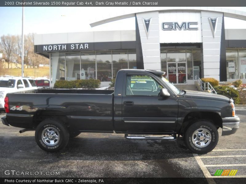 Dark Gray Metallic / Dark Charcoal 2003 Chevrolet Silverado 1500 Regular Cab 4x4