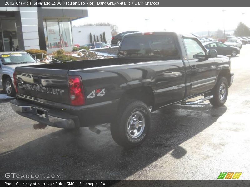 Dark Gray Metallic / Dark Charcoal 2003 Chevrolet Silverado 1500 Regular Cab 4x4