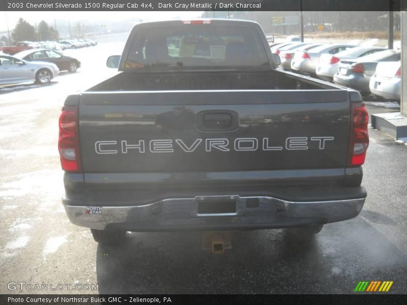 Dark Gray Metallic / Dark Charcoal 2003 Chevrolet Silverado 1500 Regular Cab 4x4
