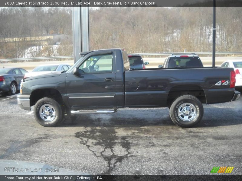Dark Gray Metallic / Dark Charcoal 2003 Chevrolet Silverado 1500 Regular Cab 4x4