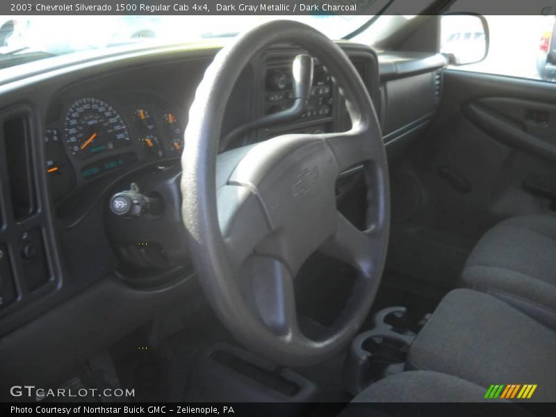 Dark Gray Metallic / Dark Charcoal 2003 Chevrolet Silverado 1500 Regular Cab 4x4