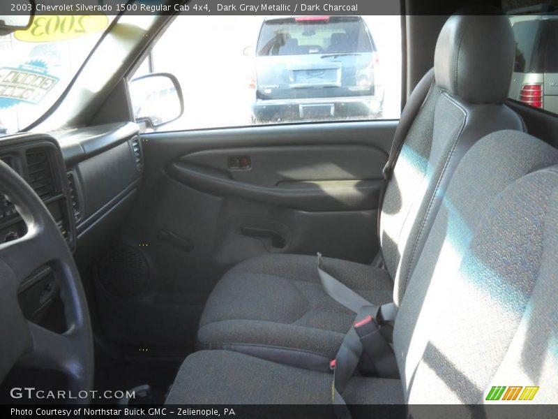 Dark Gray Metallic / Dark Charcoal 2003 Chevrolet Silverado 1500 Regular Cab 4x4