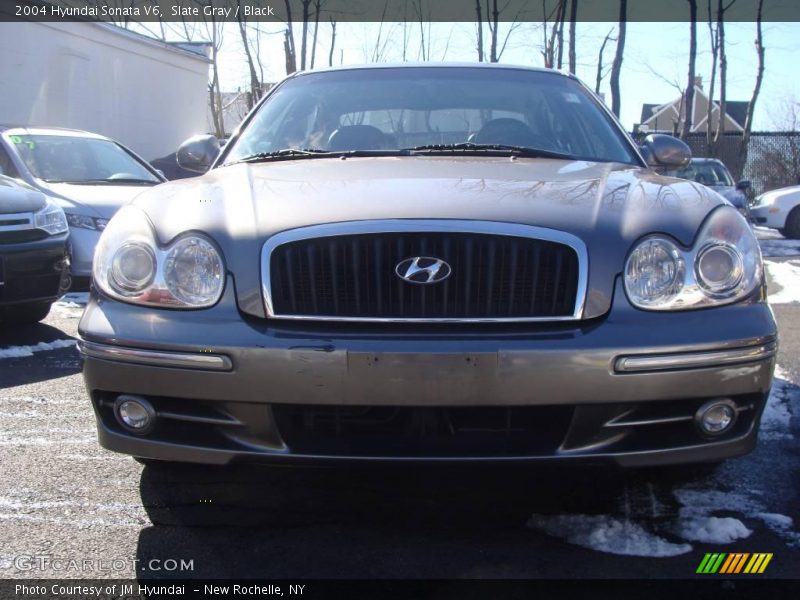 Slate Gray / Black 2004 Hyundai Sonata V6