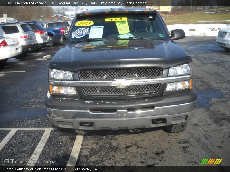 Dark Gray Metallic / Dark Charcoal 2003 Chevrolet Silverado 1500 Regular Cab 4x4