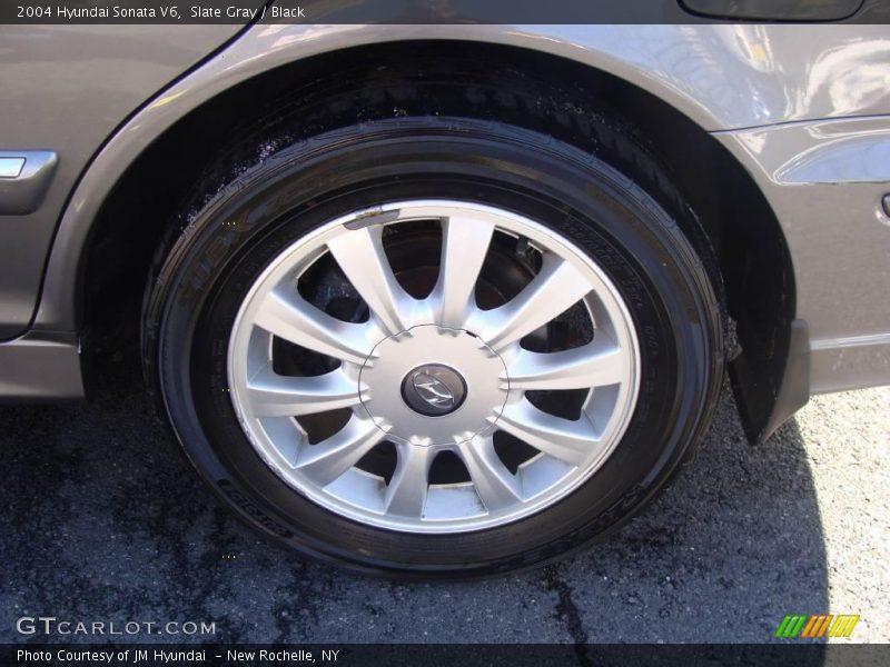 Slate Gray / Black 2004 Hyundai Sonata V6