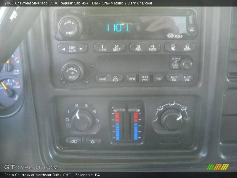 Dark Gray Metallic / Dark Charcoal 2003 Chevrolet Silverado 1500 Regular Cab 4x4