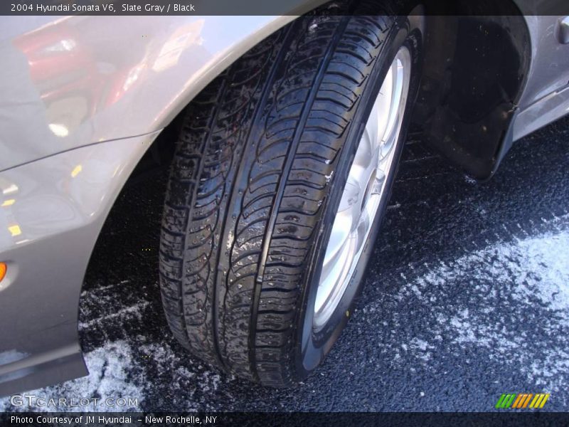 Slate Gray / Black 2004 Hyundai Sonata V6