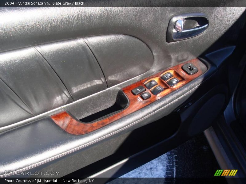 Slate Gray / Black 2004 Hyundai Sonata V6