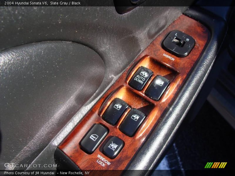 Slate Gray / Black 2004 Hyundai Sonata V6
