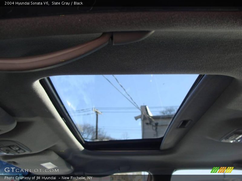Slate Gray / Black 2004 Hyundai Sonata V6