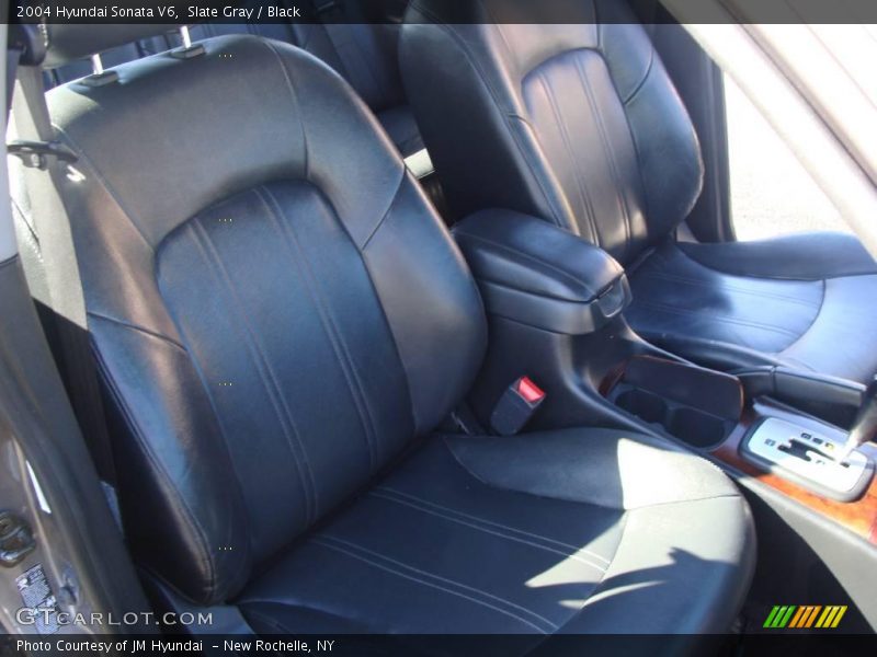 Slate Gray / Black 2004 Hyundai Sonata V6