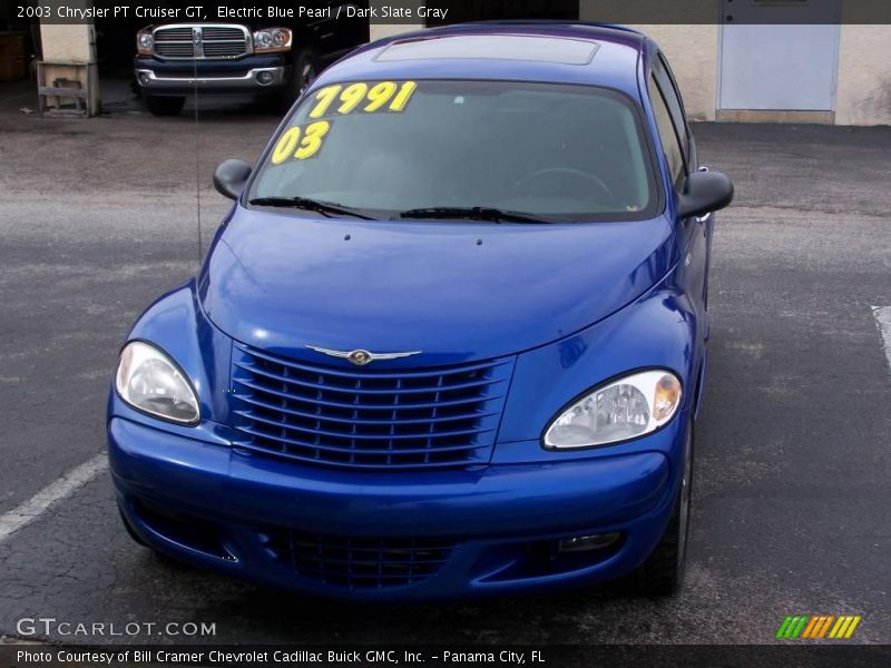 Electric Blue Pearl / Dark Slate Gray 2003 Chrysler PT Cruiser GT