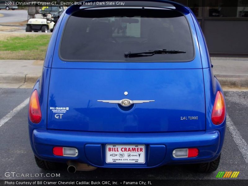 Electric Blue Pearl / Dark Slate Gray 2003 Chrysler PT Cruiser GT