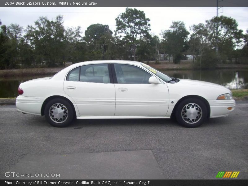 White / Medium Gray 2004 Buick LeSabre Custom