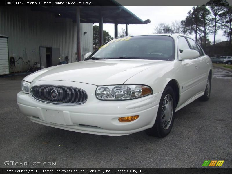 White / Medium Gray 2004 Buick LeSabre Custom