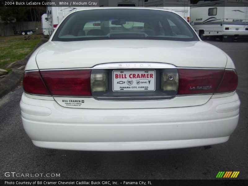 White / Medium Gray 2004 Buick LeSabre Custom