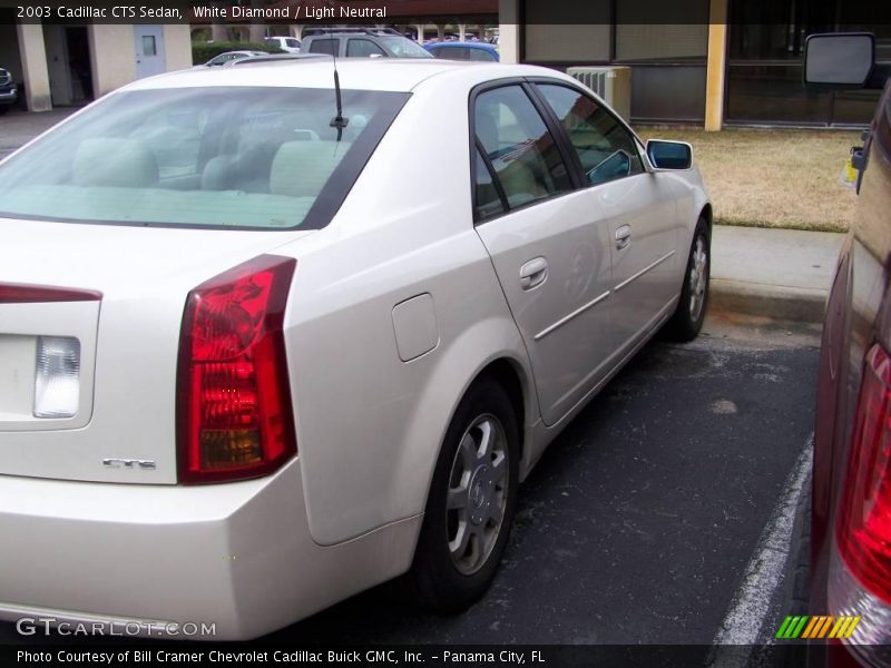 White Diamond / Light Neutral 2003 Cadillac CTS Sedan