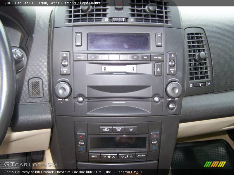 White Diamond / Light Neutral 2003 Cadillac CTS Sedan