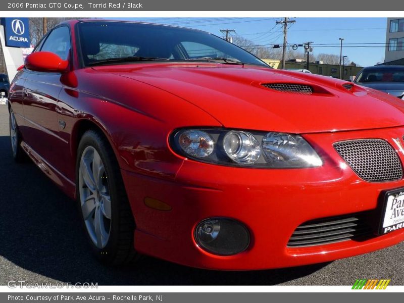 Torrid Red / Black 2006 Pontiac GTO Coupe