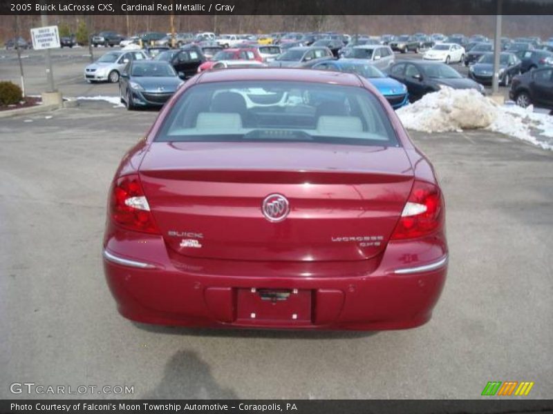 Cardinal Red Metallic / Gray 2005 Buick LaCrosse CXS