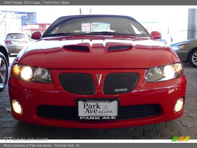 Torrid Red / Black 2006 Pontiac GTO Coupe