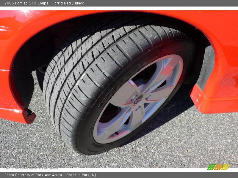 Torrid Red / Black 2006 Pontiac GTO Coupe