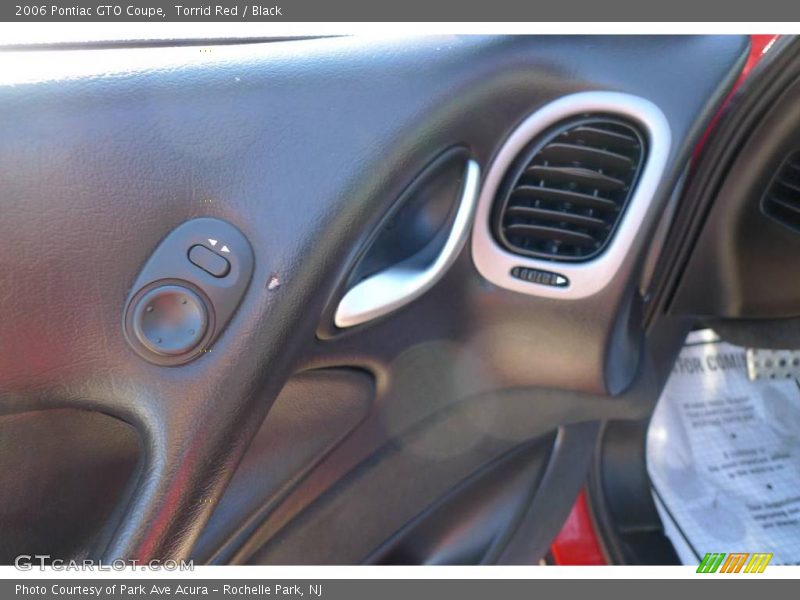 Torrid Red / Black 2006 Pontiac GTO Coupe