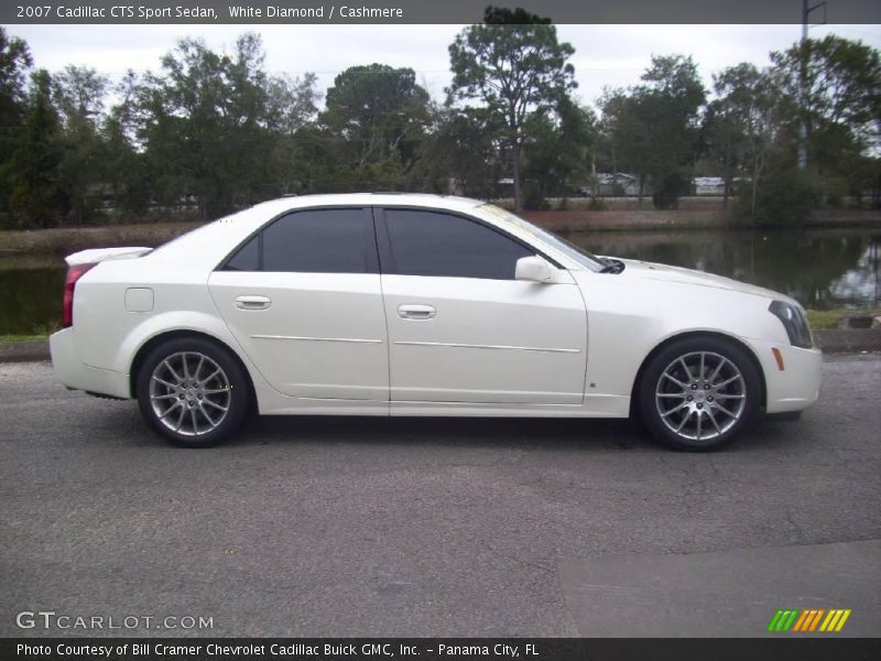 White Diamond / Cashmere 2007 Cadillac CTS Sport Sedan