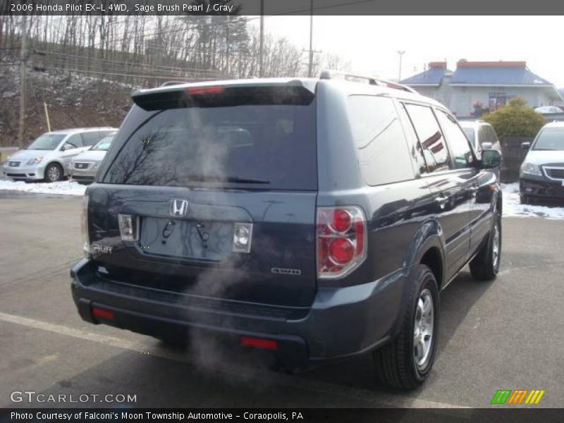 Sage Brush Pearl / Gray 2006 Honda Pilot EX-L 4WD