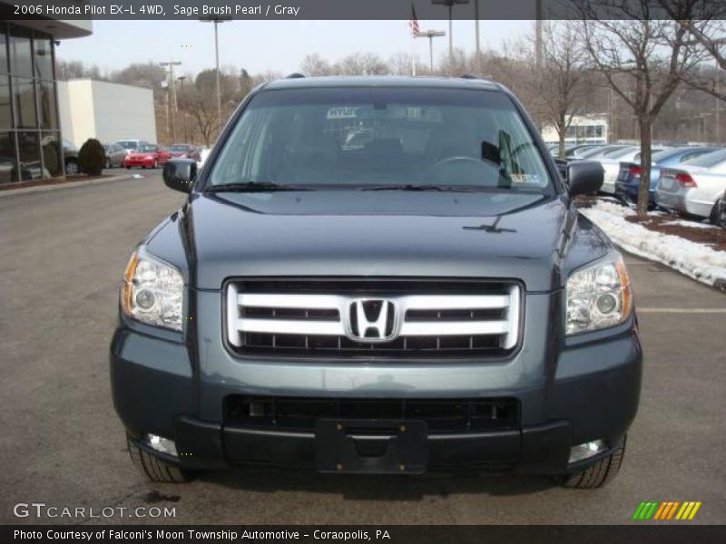 Sage Brush Pearl / Gray 2006 Honda Pilot EX-L 4WD