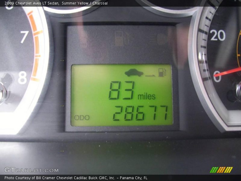 Summer Yellow / Charcoal 2009 Chevrolet Aveo LT Sedan