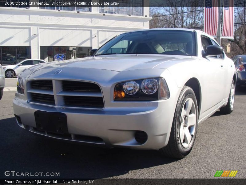 Bright Silver Metallic / Dark Slate Gray 2008 Dodge Charger SE