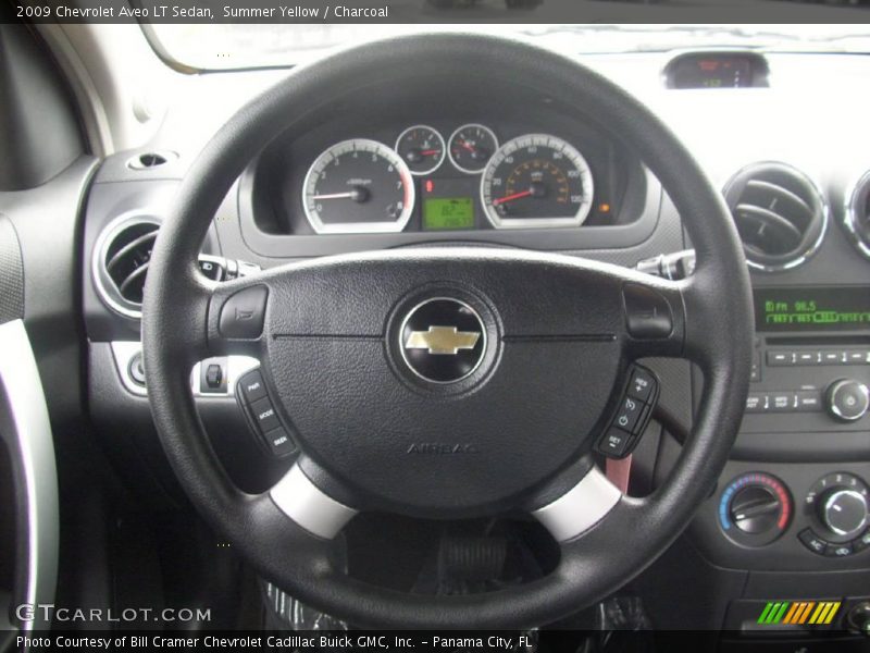 Summer Yellow / Charcoal 2009 Chevrolet Aveo LT Sedan