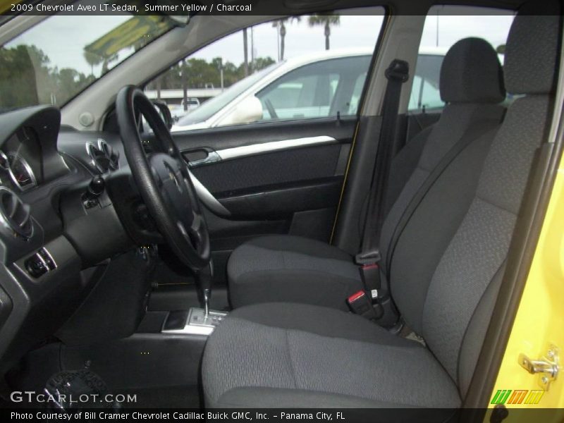 Summer Yellow / Charcoal 2009 Chevrolet Aveo LT Sedan