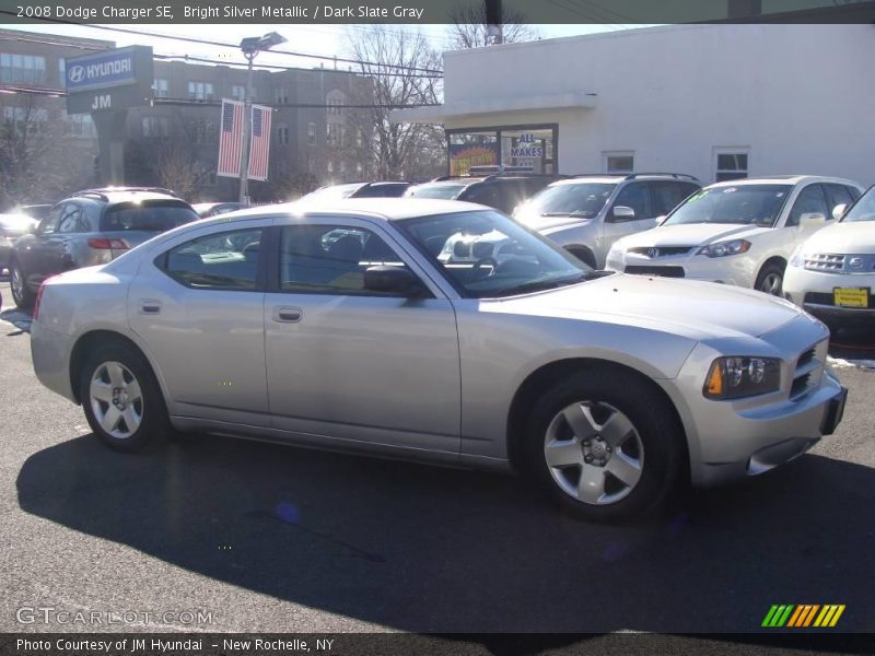 Bright Silver Metallic / Dark Slate Gray 2008 Dodge Charger SE