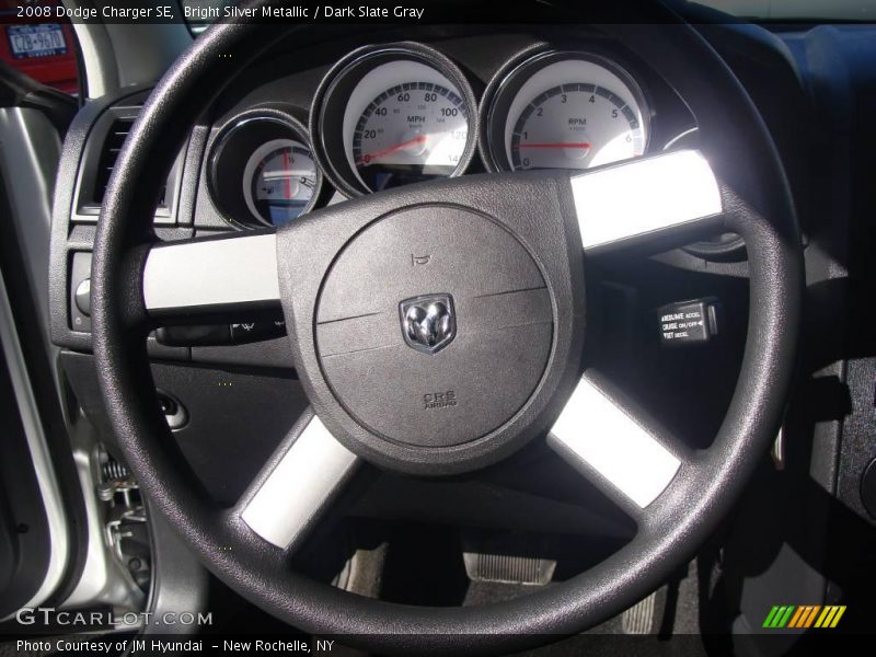 Bright Silver Metallic / Dark Slate Gray 2008 Dodge Charger SE