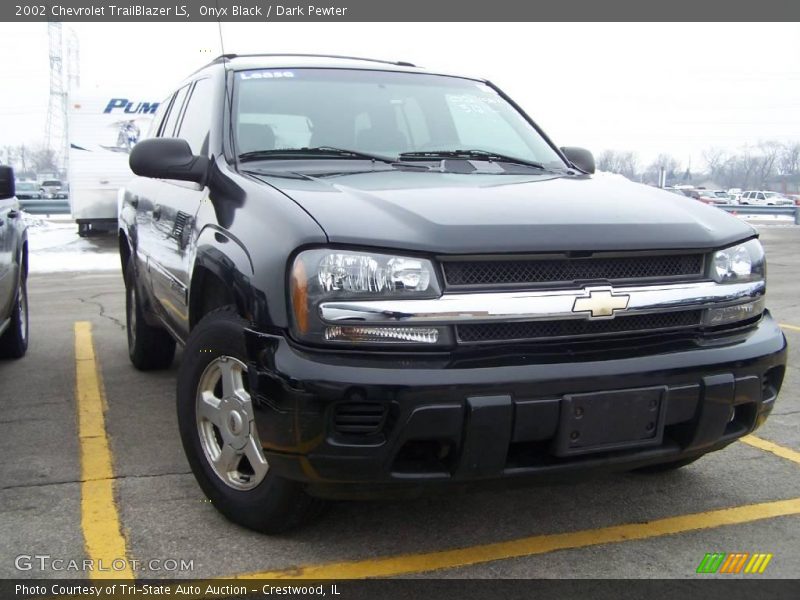 Onyx Black / Dark Pewter 2002 Chevrolet TrailBlazer LS