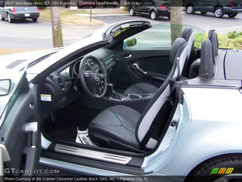 Diamond Silver Metallic / Ash Grey 2007 Mercedes-Benz SLK 280 Roadster