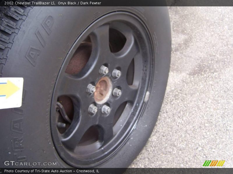 Onyx Black / Dark Pewter 2002 Chevrolet TrailBlazer LS