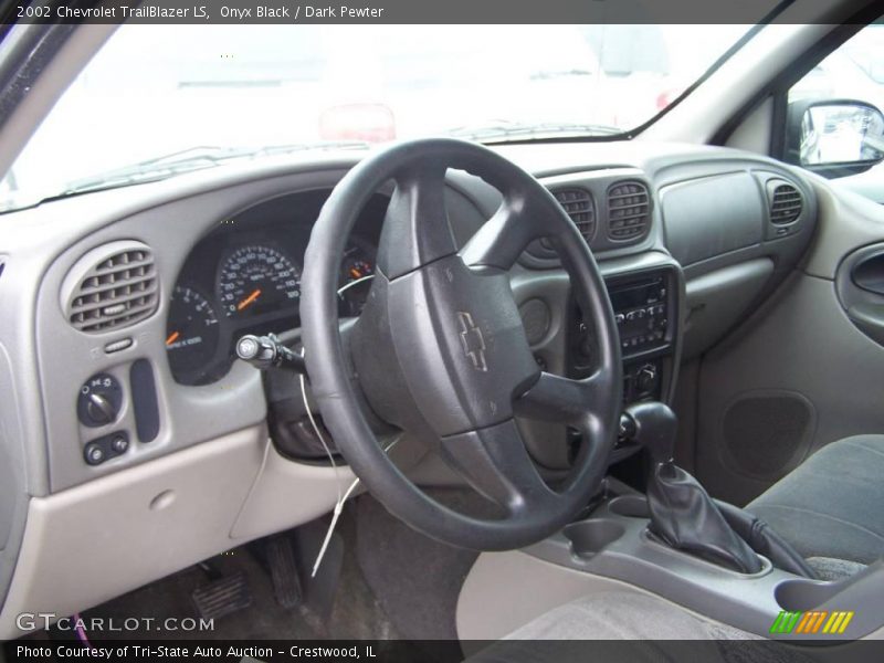 Onyx Black / Dark Pewter 2002 Chevrolet TrailBlazer LS