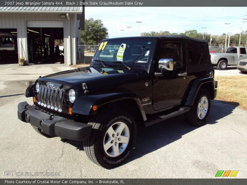 Black / Dark Slate Gray/Medium Slate Gray 2007 Jeep Wrangler Sahara 4x4