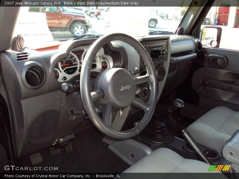 Black / Dark Slate Gray/Medium Slate Gray 2007 Jeep Wrangler Sahara 4x4