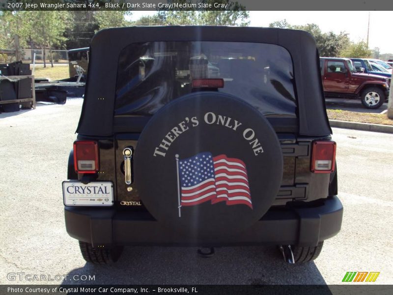 Black / Dark Slate Gray/Medium Slate Gray 2007 Jeep Wrangler Sahara 4x4