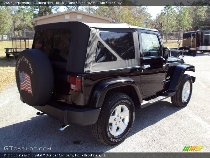 Black / Dark Slate Gray/Medium Slate Gray 2007 Jeep Wrangler Sahara 4x4